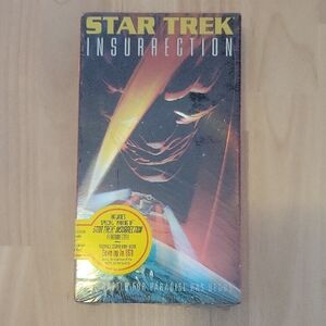 Star Trek Insurrection VHS Tape - Sci‑Fi Movie
